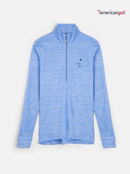 My American Golf Greg Norman Ladies Purple Utility Half Zip Midlayer (E32191) | €51