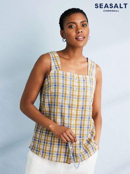 Seasalt Cornwall Multi Martlet Buttoned Vest (E32247) | 174 LEI