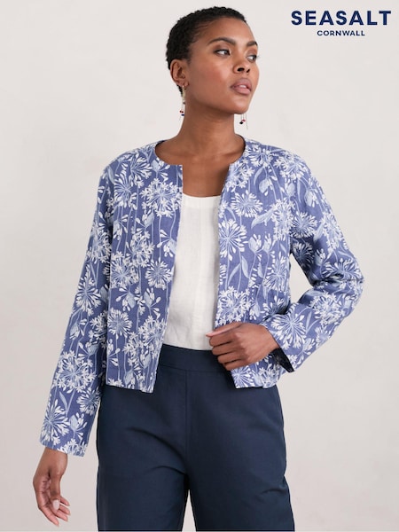 Seasalt Cornwall Blue Country Lane Jacket (E32289) | €54
