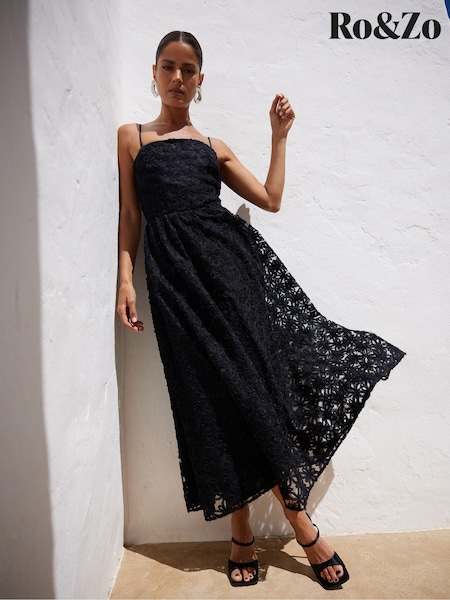 Ro&Zo Celine Appliqué Dress (E32343) | €165