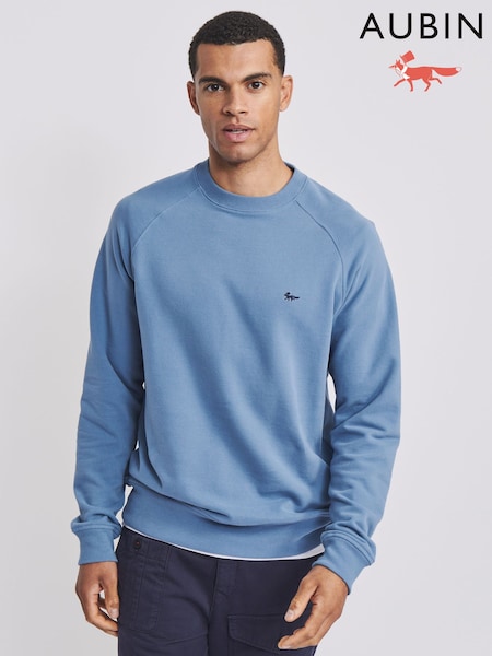 Aubin Thorn Crew Neck 100% Cotton Sweat Top (E32708) | €50