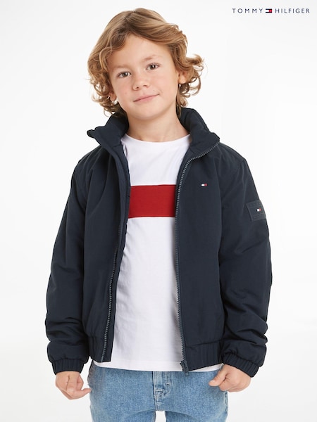 Tommy Hilfiger Blue Essential Padded Bomber Jacket (E32730) | €66 - €83