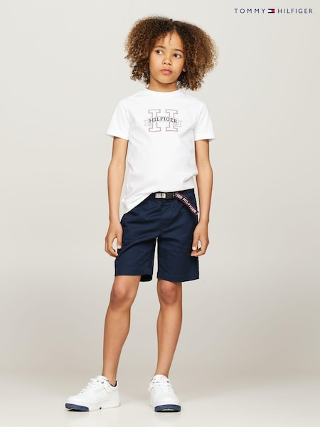 Bela - Tommy Hilfiger Regular Fit Print 100% Cotton T-Shirt (E32769) | € 14 - € 16