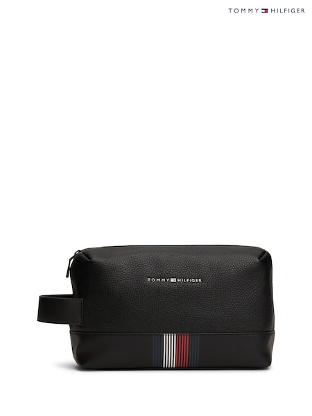 Tommy Hilfiger Black Transit Medium Washbag (E32979) | 346 QAR
