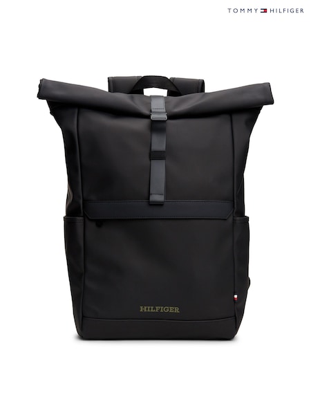 Tommy Hilfiger Black Monotype Backpack (E32983) | €102
