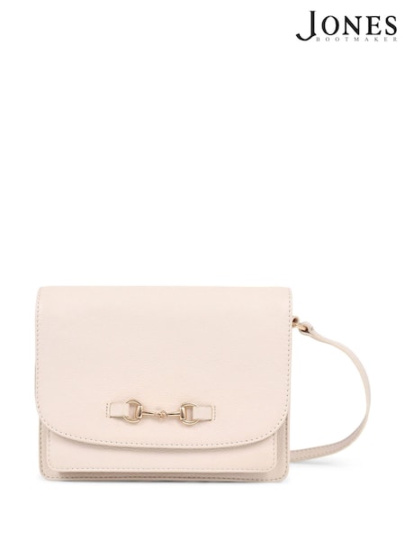 Jones Bootmaker Vitoria Leather Cross-Body Black Bag (E32990) | ₪448