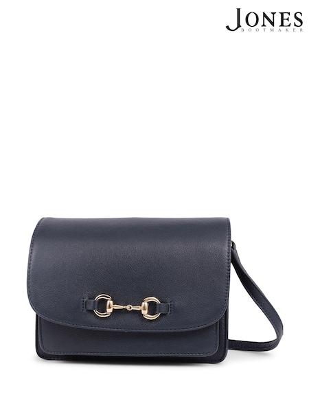 Jones Bootmaker Vitoria Leather Cross-Body Black Bag (E33007) | ₪448