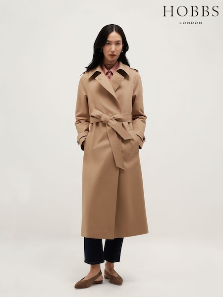Brown - Hobbs Livia Trench Coat