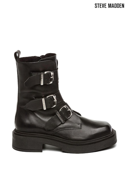 Steve Madden Clipper Black Boots (E33245) | €269