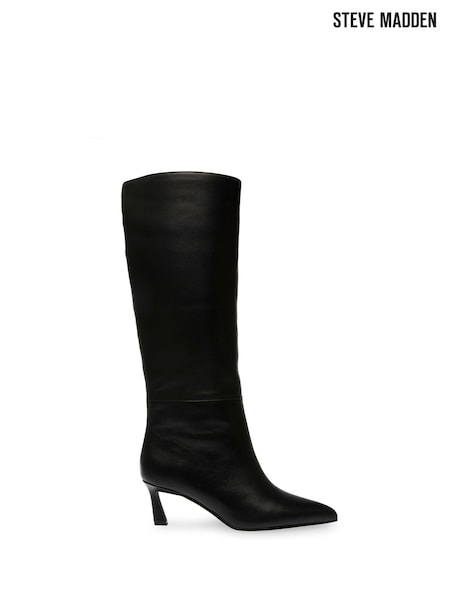 Negru - Cizme până la genunchi Steve Madden Lavan (E33254) | 835 LEI