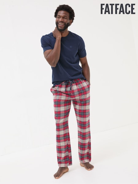 FatFace Navy Check Pyjama Set (E33290) | €39.50