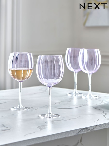 Set of 4 Ottilie Wine Glasses (E33341) | € 40