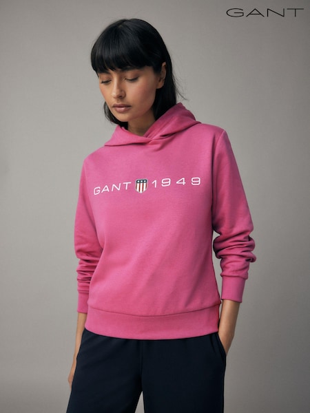 وردي - GANT Archive Shield Print Hoodie (E33427) | ‏262 د.إ.‏