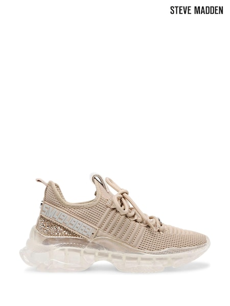 Rose Auriu - Steve Madden Natural Maxilla-RE Trainers (E33453) | 459 LEI