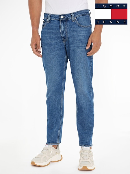 Tommy Jeans Blue Regular Fit Tapered Dad Jeans (E33492) | €63
