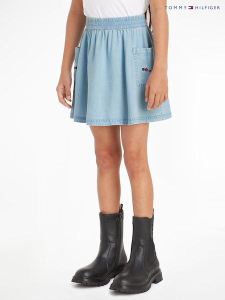 Tommy Hilfiger Blue Flower Mini TENCEL™ Skirt (E33561) | € 35 - € 42