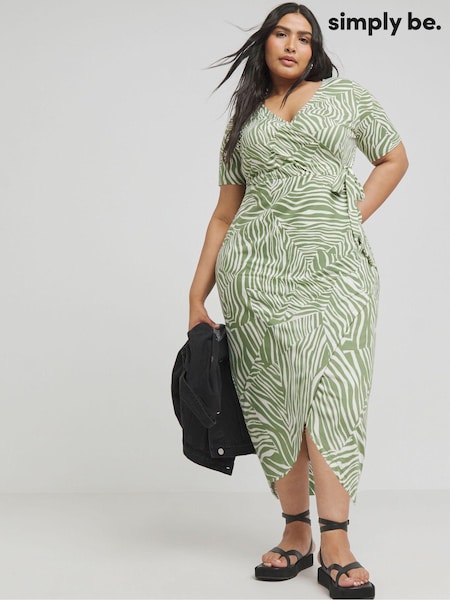 Simply Be Supersoft Jersey Wrap Dress (E33670) | €19