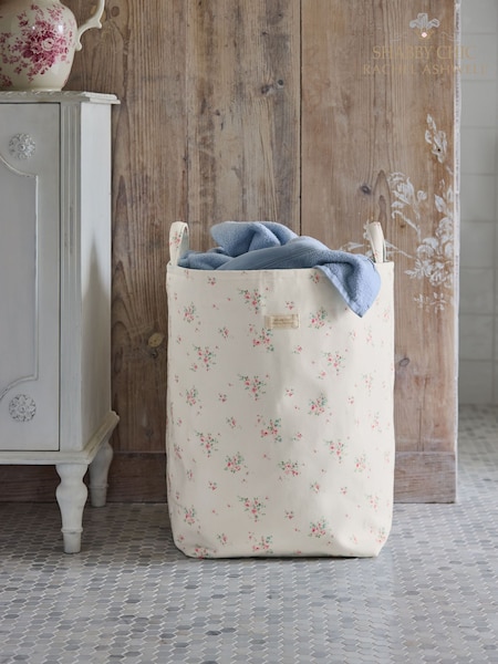 Shabby Chic by Rachel Ashwell® White/Pink Rosabelle Laundry Bag (E33699) | €34