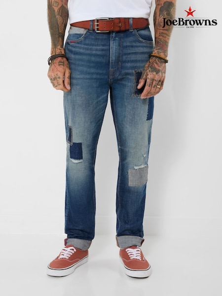 Blue - Regular Joe Browns Customised Tapered Jeans