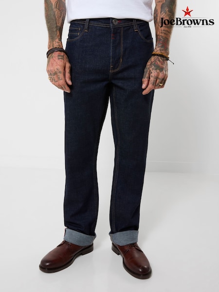 Blue - Regular Joe Browns Remarkable Rinse Wash Straight Leg Jeans