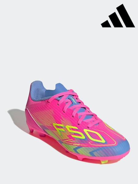 adidas Pink F50 League Fg/MG Football Boots (E34240) | R$ 495