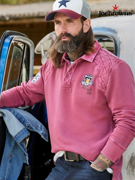Rosa - Regular Joe Browns Washed To Perfection Rugby Top