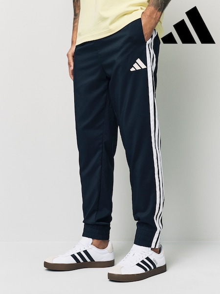 adidas Black Essentials 3-Stripes Woven Joggers (E34505) | R$ 375