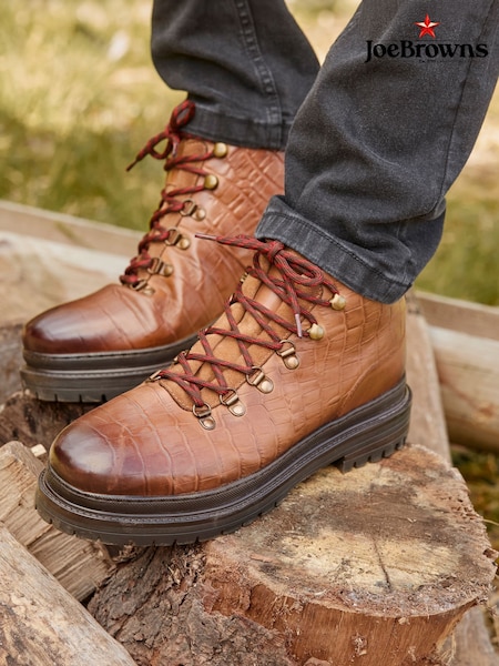 Қоңыр - Regular Joe Brown -s Rugged Track Leather Boots