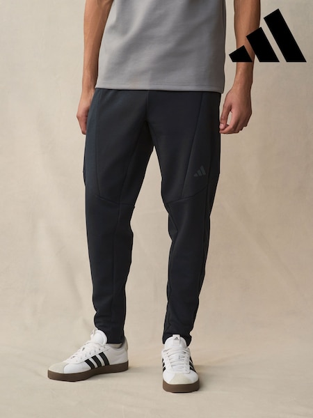 adidas Black Designed for Training Spaceknit Joggers (E34692) | R$ 690