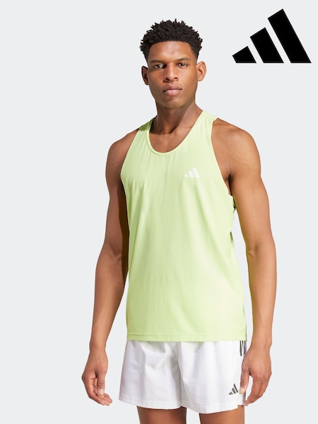 adidas Green Own The Run Tank Top (E34736) | €32 - €37