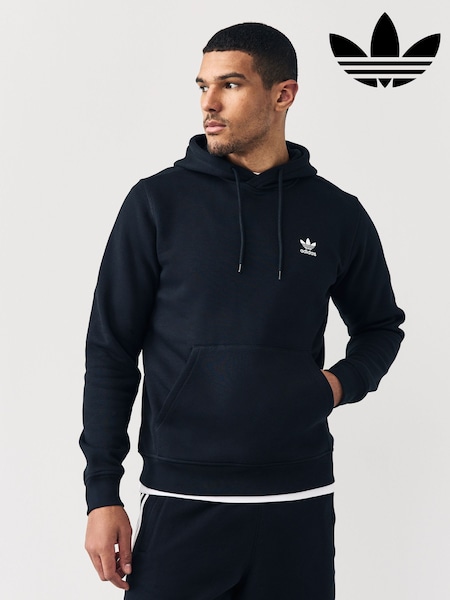 Svart - Adidas Originals Trefoil Essentials Hoodie (E34900) | kr1 050