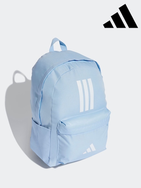 adidas Light Blue Classic 3 Bar Logo Backpack (E35144) | R$ 225