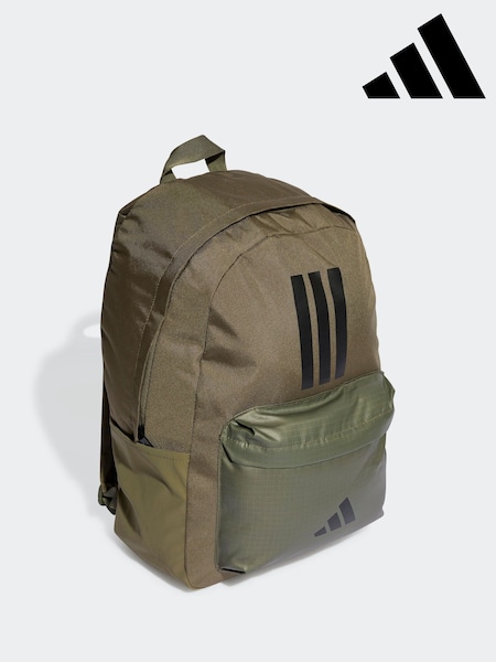 Зеленый - adidas Classic 3 Bar Logo Backpack (E35160) | €30