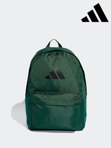 adidas Green Classic 3 Bar Logo Backpack (E35171) | R$ 225