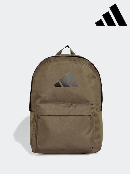 adidas Light Green Classic 3 Bar Logo Backpack (E35179) | R$ 225