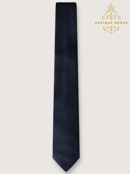 Blue - Regular Antique Rogue Texture Tie