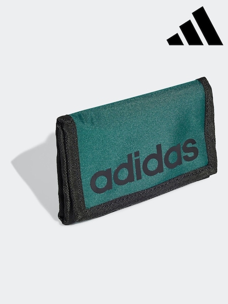 adidas Green Linear Walllet (E35391) | 45 QAR