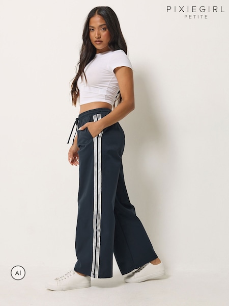 Mavi - Pixiegirl Petite Side Striped Wide Leg Joggers
