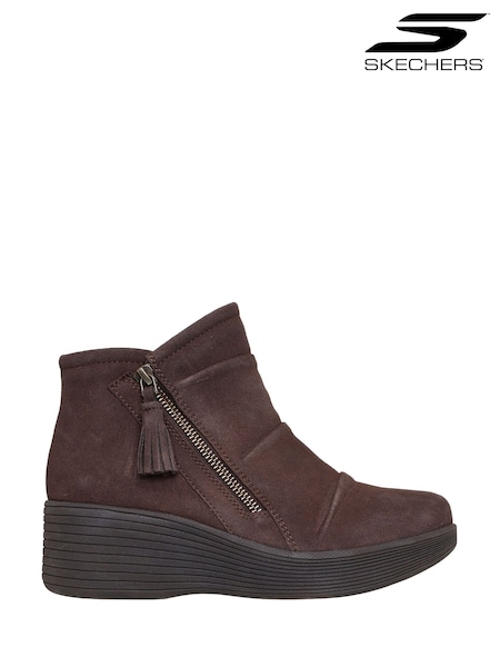 Smeđa - Regular Skechers Relaxed Fit Parallel Lite Boots