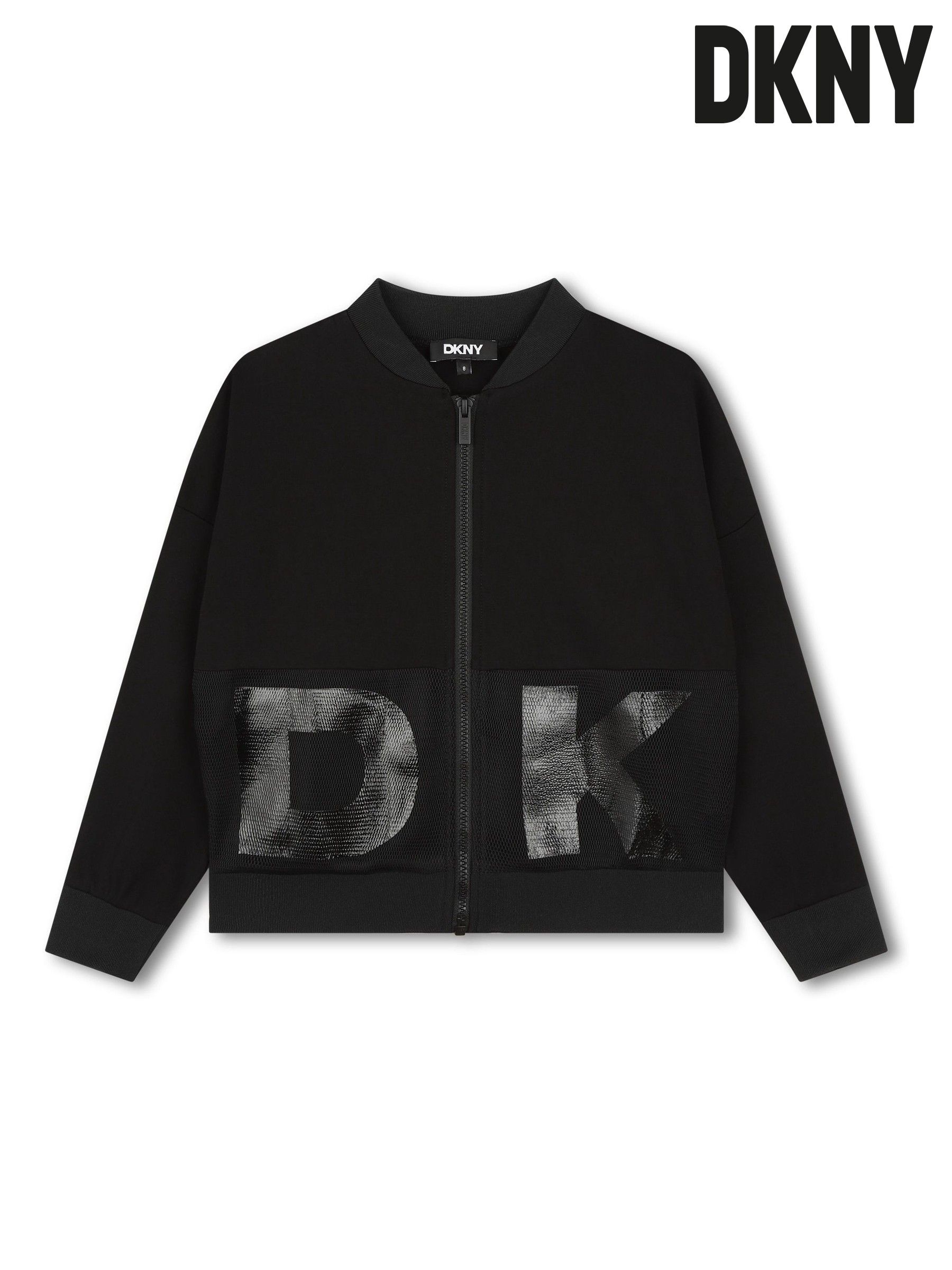 Girls black dkny jacket shop