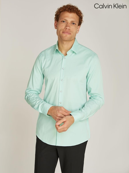 Calvin Klein Slim Fit Poplin Stretch Shirt (E35569) | 333 LEI