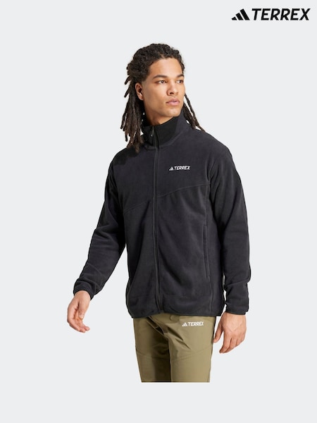 adidas Black Terrex Multi Full-Zip Fleece Jacket (E35641) | R$ 590