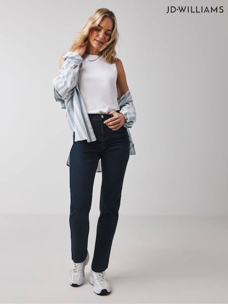 JD Williams Indigo Blue 24/7 Straight Leg Jeans (E35721) | €33