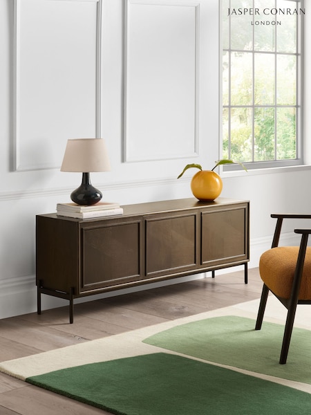 Jasper Conran London Dark Oak Aden Wide Up to 50 Inch TV Unit (E35881) | €882