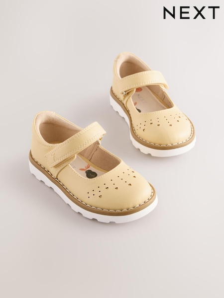 Keltainen - Touch Fastening Mary Jane Shoes (E36072) | €31 - €34