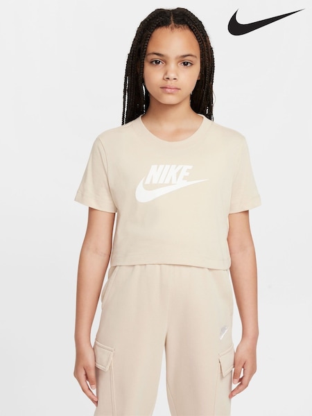 Nike Sandrift Neurtal Cropped 100% Cotton T-Shirt (E36176) | €28