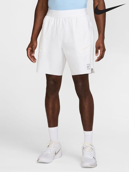 Nike White Court Advantage Dri-FIT 8 inch Tennis Shorts (E36184) | €73