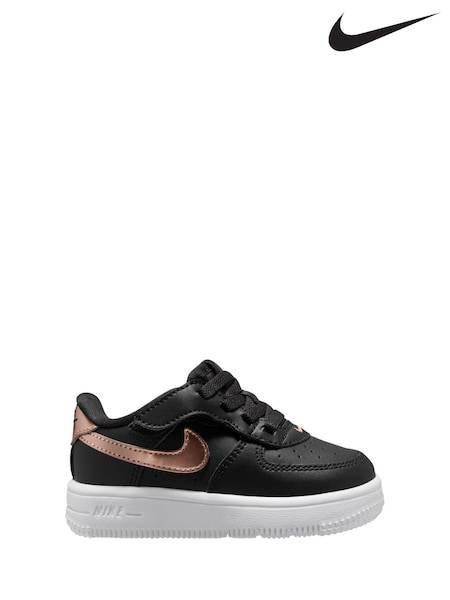 Nike Black/Bronze Infant Air Force 1 EasyOn Trainers (E36219) | €78