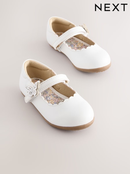Valkoinen - Butterfly Mary Jane Shoes (E36231) | €28 - €31