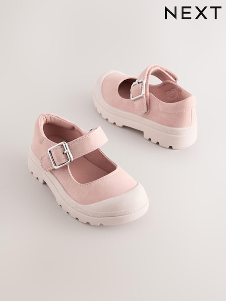 Vaaleanpunainen - Chunky Mary Jane Shoes (E36232) | €34 - €37
